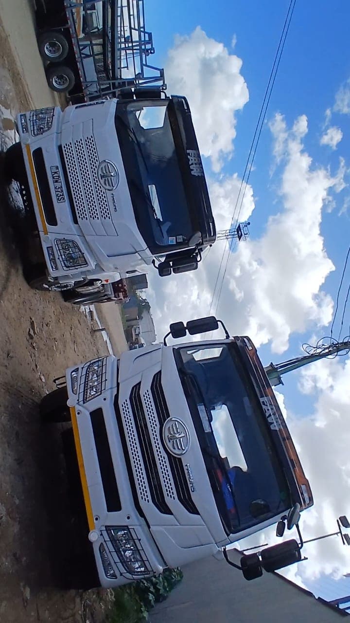 Fleet truck at the yard