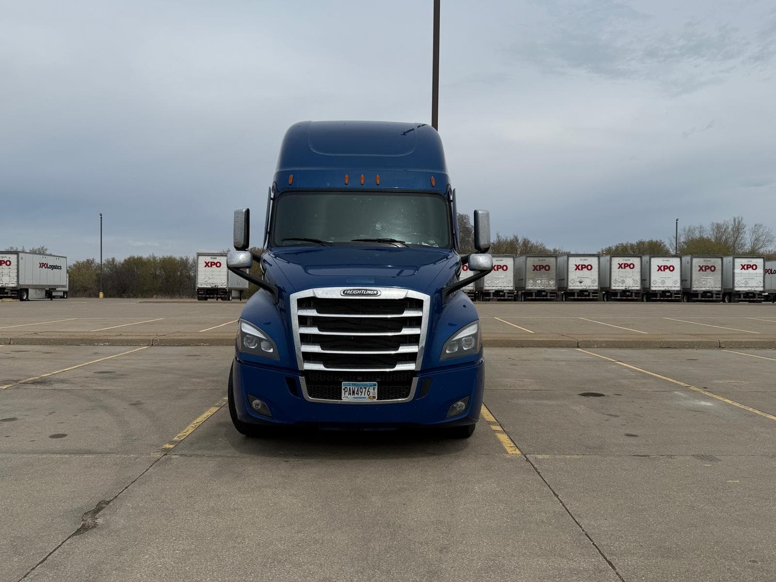 Fleet truck loaded for delivery